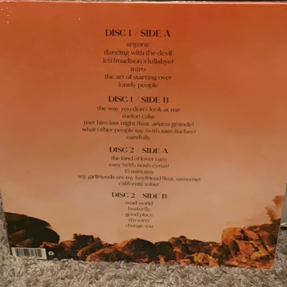 Demi Lovato - Dancing With The Devil… The Art Of Starting Over (2LP) RED Vinyl - Picture 2 of 2